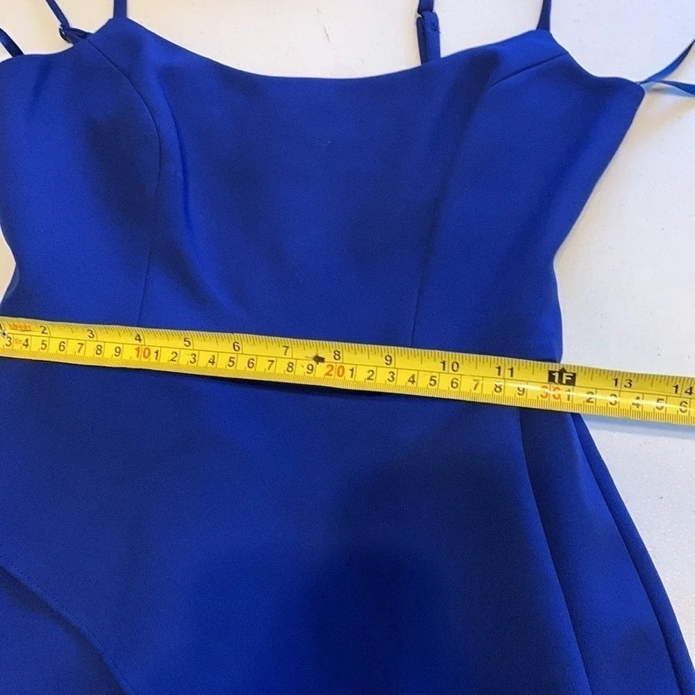 BCBGMaxazria Steluth Maxi Dress‎ Royal Blue size 2 strap's cocktail prom - Picture 8 of 12